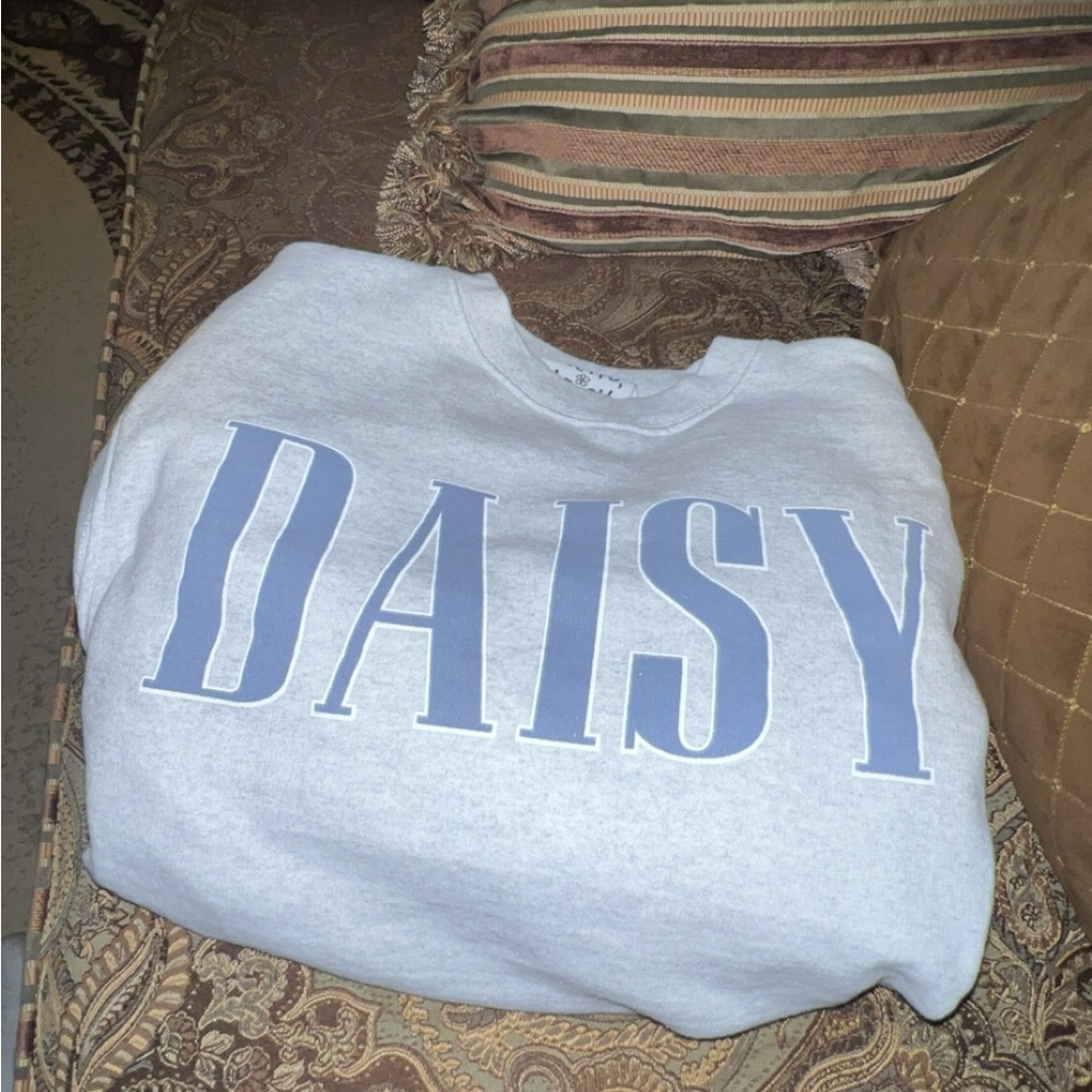 Hello Daisy Grey Crewneck
